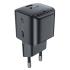 ACEFAST A77 Mini PD 30W GaN Wall Charger Type-C Port Phone Fast Charging Adapter, EU Plug - Black